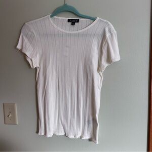 NWT J Crew Pointelle Short Sleeve